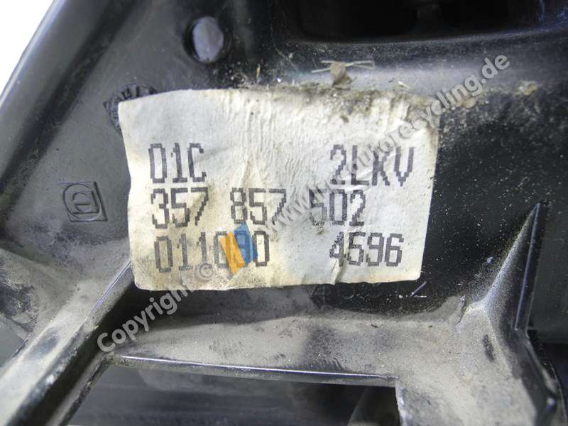 VW Passat B3 35i Außenspiegel links 357857502 manuell verstellbar BJ1990